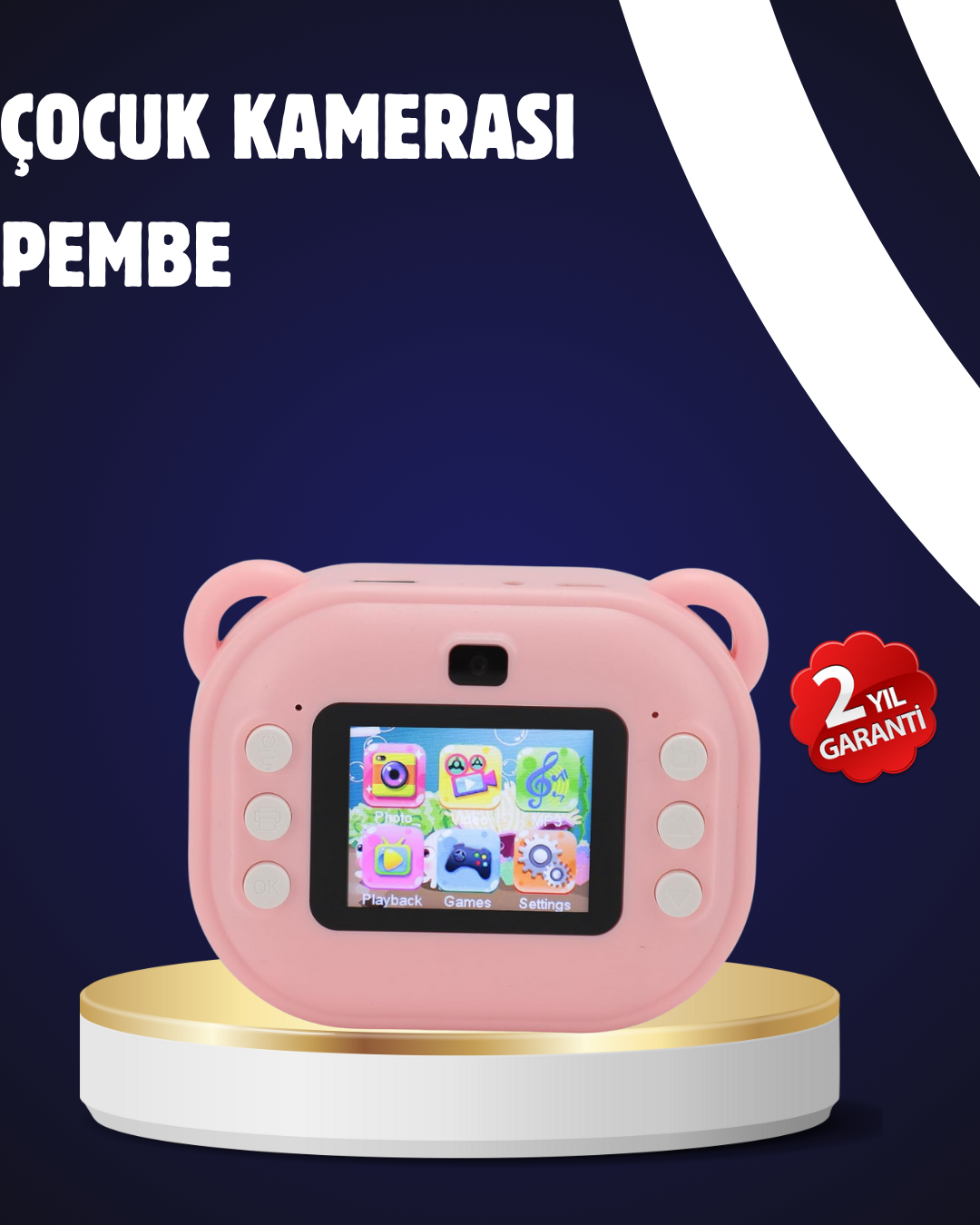 6-56 Termal Baskılı Şipşak Kamera – 1080P HD, 24MP, Çift Lensli ve Müzik Oynatıcılı - Vipsepet - Görsel 1