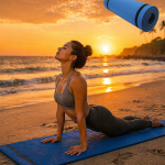 10MM YOGA MATI MAVİ - Vipsepet
