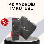 4K Android TV Box – Akıllı Medya Oynatıcı, 2GB RAM, 16GB Hafıza, Wi-Fi Destekli - Vipsepet