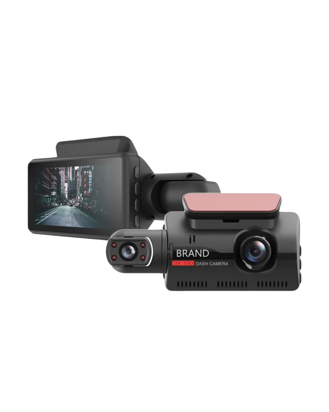 6-64 3 inç IPS Ekranlı Full HD Araç Kamerası – WiFi, Gece Görüş ve Hareket Algılama Özellikli Dashcam - Vipsepet - Görsel 1