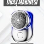Elektrikli Mini Tıraş Makinesi,Taşınabilir USB Şarjlı Kablosuz Tıraş Makinesi - vipsepet