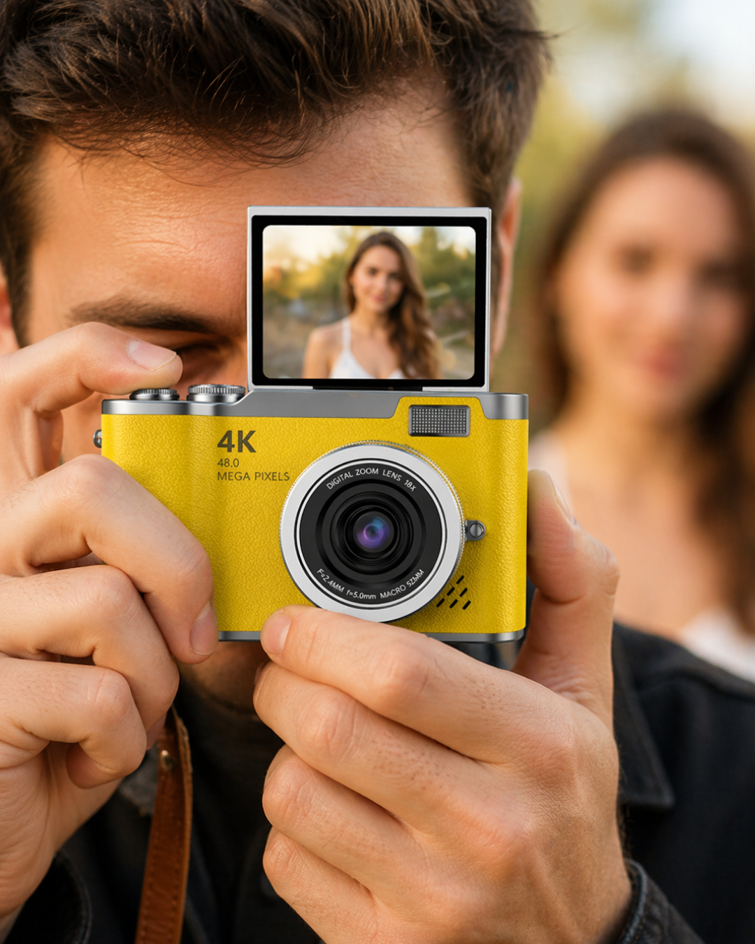 6-70 LK007 FOTOĞRAF MAKİNESİ SARI - Vipsepet - Görsel 1