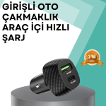 Çift Cihaz Destekli 38W Güçlü Çakmaklık Araç Şarj Cihazı - Vipsepet