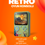 500 Oyun Hafızalı G5 Game Box – Renkli LCD Ekranlı - Vipsepet