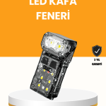 Kamp ve Outdoor İçin LED Far 10 Saat Pil Sensörlü Manyetik - vipsepet