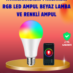 Enerji Verimli Akıllı LED Ampul, Uzaktan Kontrol Özellikli - Vipsepet