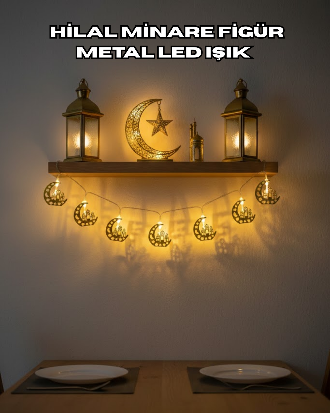 6-93 MİNARE RAMAZAN LED IŞIK - Vipsepet - Görsel 1