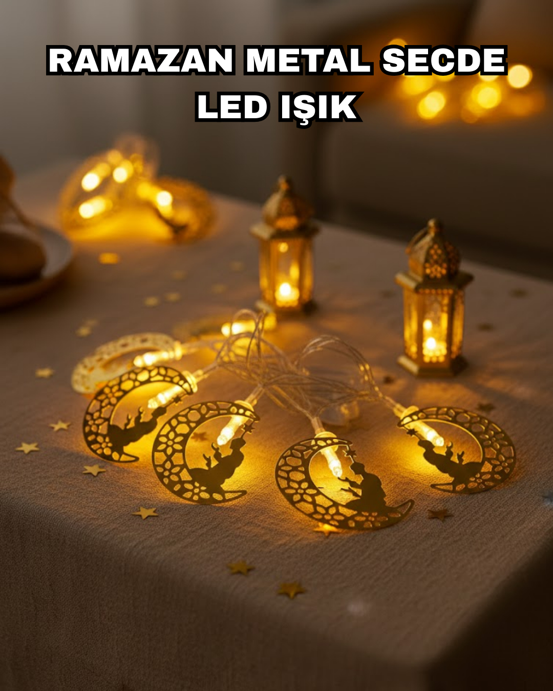 6-94 SECDE RAMAZAN LED IŞIK - Vipsepet - Görsel 1