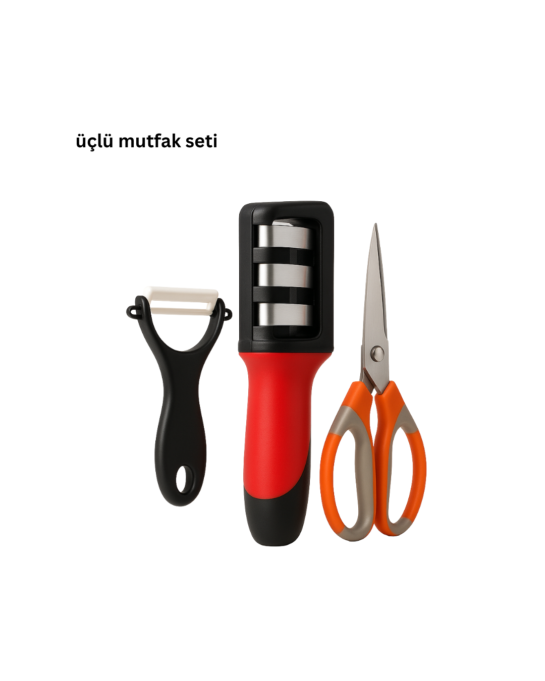 6-99 3’lü Mutfak Makası Seti - Vipsepet - Görsel 1