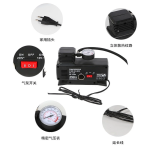 220v Ile 12v Oto Elektriği Çalışan Hava Lastik Şişirme Kompresörü 250 Psı Çok Amaçlı Yol Yardımı ( Vipsepet )
