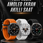 Akıllı Saat Müzik Dinleme Nabız Ölçer NFC ve GPS Uyumlu Sesli Asistan - Vipsepet