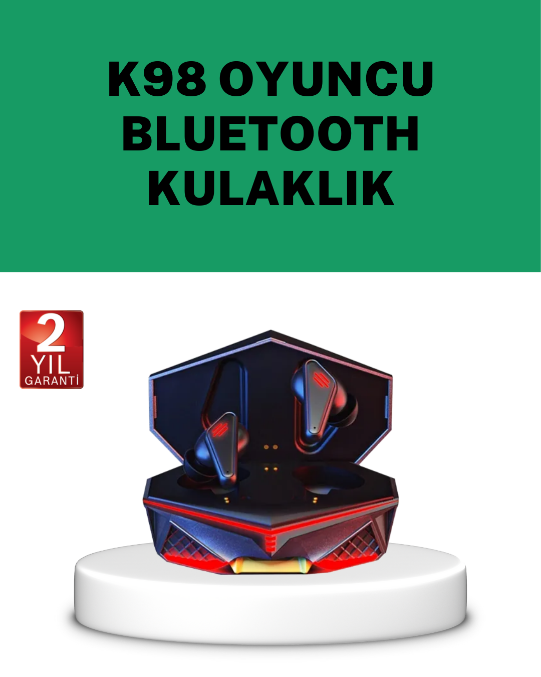 7-117 Bluetooth 5.0 Kablosuz Kulaklık Uzun Pil Ömürlü - vipsepet - Görsel 1