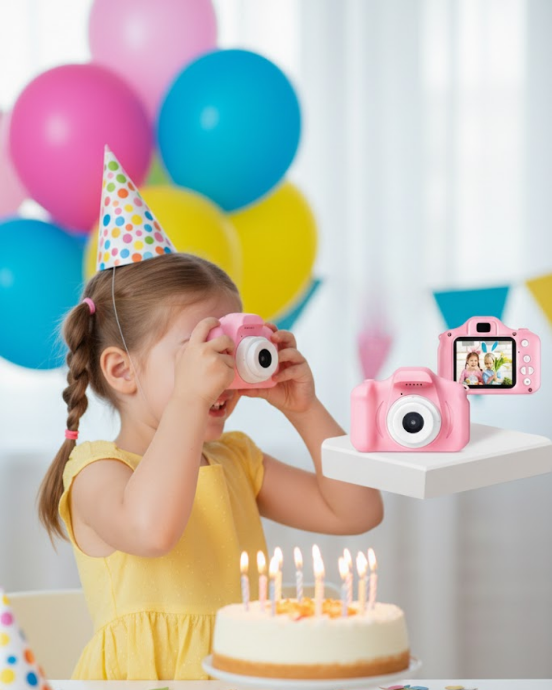7-129 Mini Dijital Kamera HD Video Kayıt ve Fotoğraf Çekim Özellikli USB Şarjlı Taşınabilir Cihaz - Vipsepet - Görsel 1