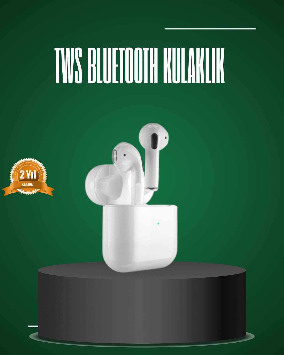 8-1 iPhone Pro ve Pro Max Uyumlu TWS Bluetooth Kulaklık Gürültü Engelleyici - vipsepet - Görsel 1