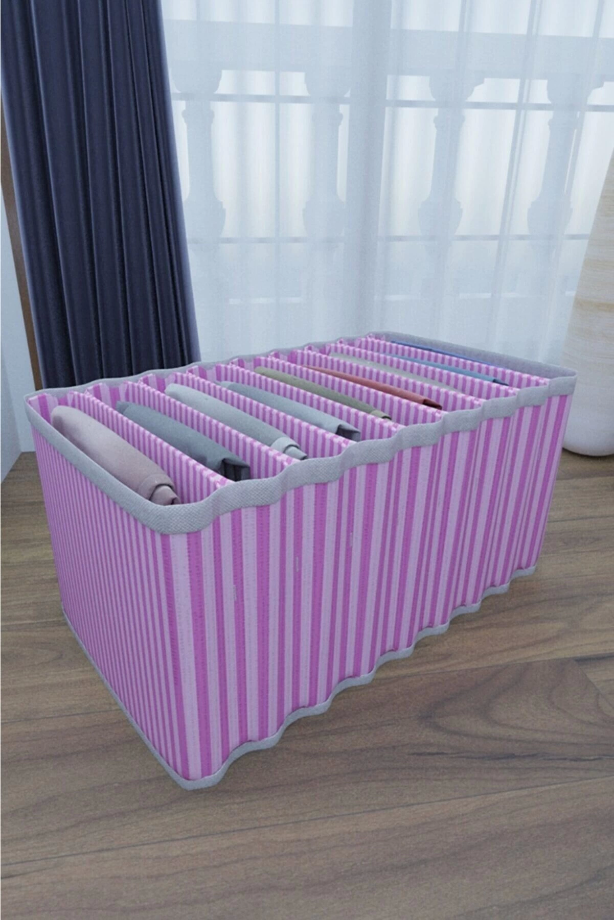 8-bolmeli-dolap-ve-cekmece-ici-duzenleyici-akordiyon-organizer-l-00517-3-adet-121175481-sw1201sh1801 8 Bölmeli Dolap ve Çekmece Içi Düzenleyici Akordiyon Organizer L-00517 (3 Adet) ( Lisinya ) - Görsel 1