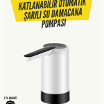 Katlanabilir Şarjlı Damacana Su Pompası Pratik Kullanım - Vipsepet