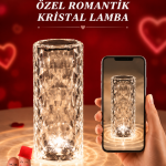 Sevgililer Günü İçin Hediye Kristal Lamba Sevgiliye Hediye USB Şarjlı Gece Lambası (Kopya) - Vipsepet
