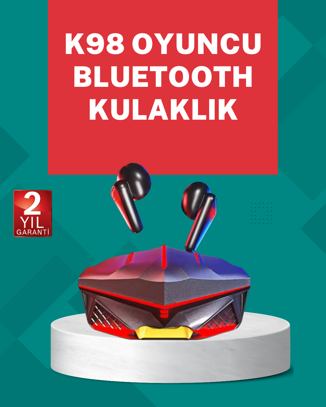 9-116 Led Işıklı Kablosuz Gaming Kulaklık Ergonomik Tasarım - vipsepet - Görsel 1