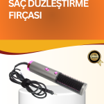Çok Yönlü Kullanıma Uygun Saç Kurutma ve Düzleştirme Fırçası - Vipsepet