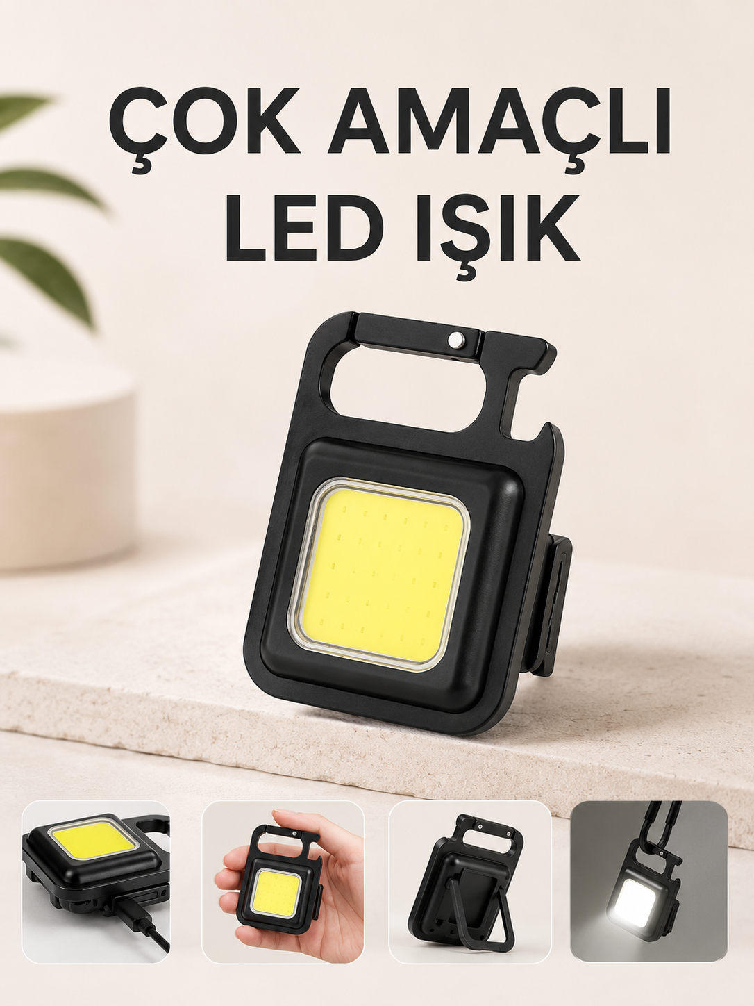 99741fc6-654f-4700-a1ce-d4194b786a6e-1 Kamp Işığı Çok Fonksiyonlu Taşınabilir Anahtarlık Kapak Açma Manyetik Özelliği - Vipsepet - Görsel 1