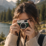 1080P HD Mini Kamera IPS Ekranlı 4K Lens Destekli Taşınabilir Dijital Kamera - Vipsepet