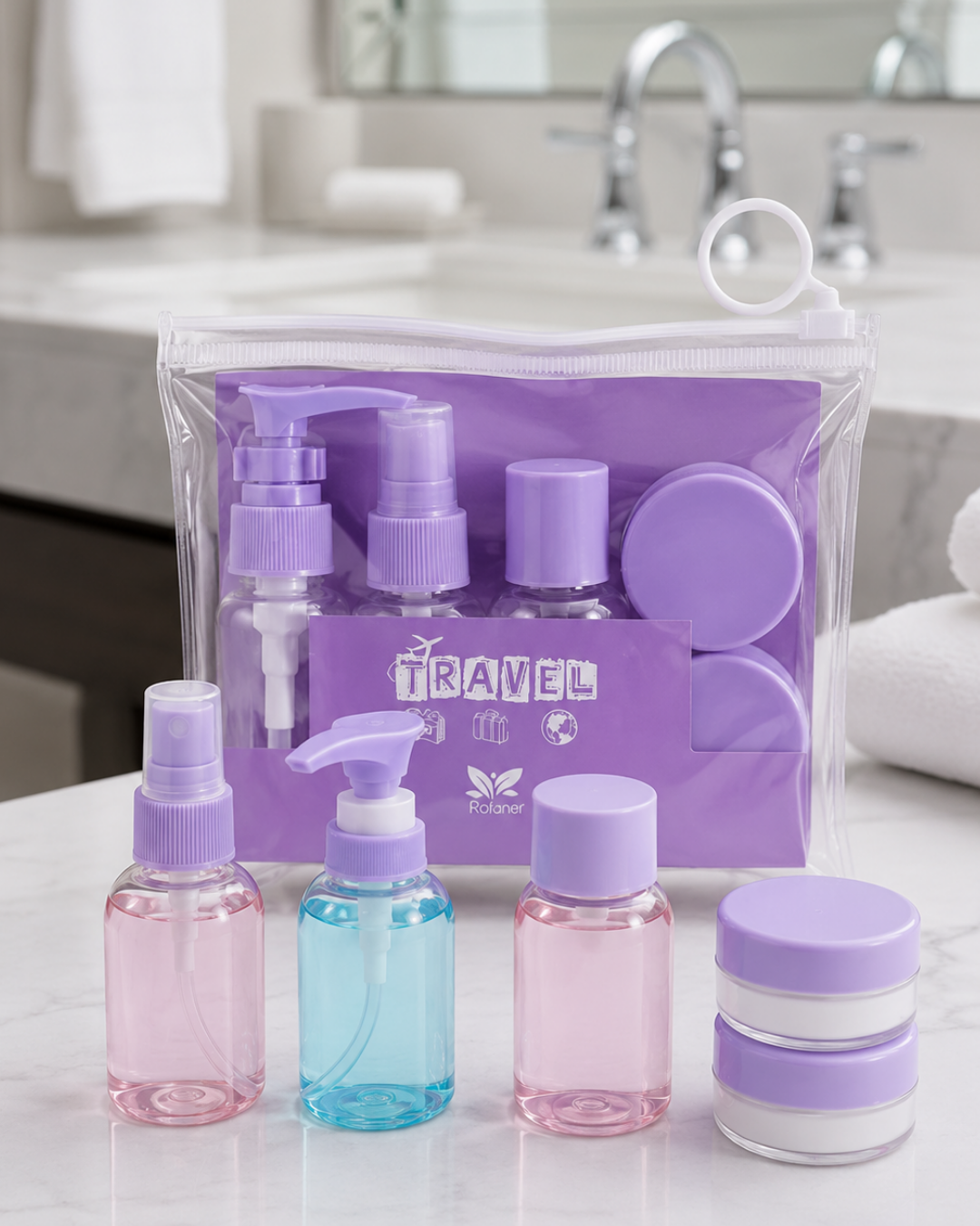 adsiz-tasarim-2026-05-18t164354.508-1 Şeffaf Seyahat Dolum Şişesi Seti 5 Parça Kozmetik Organizer - Vipsepet - Görsel 1