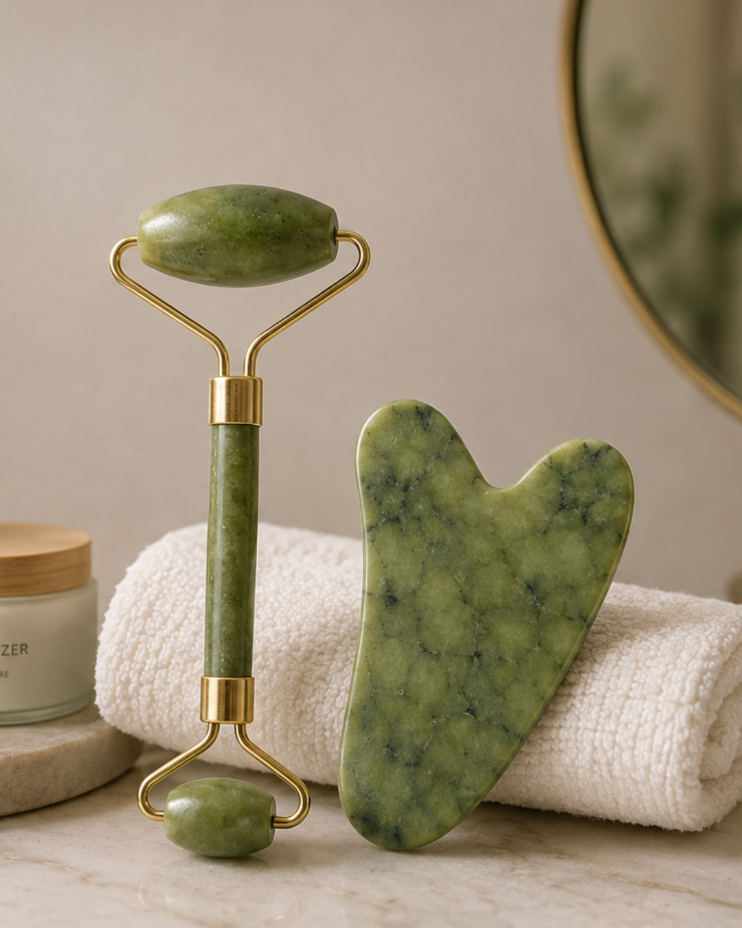 adsiz-tasarim-2026-05-20t170520.802 Jade Roller ve Gua Sha Taşı Yüz Bakım Masaj Seti - Vipsepet - Görsel 1