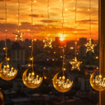 Ramazan Temalı LED Işık Hilal ve Yıldız Figürlü Dekor Lambası - Vipsepet
