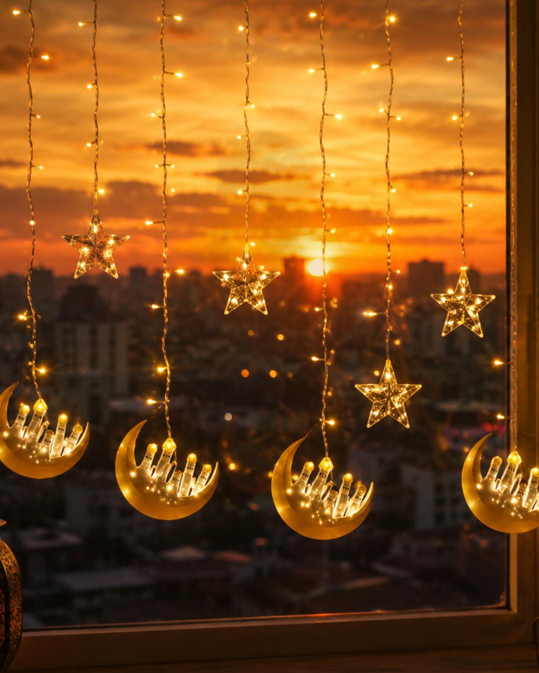 adsiz-tasarim-2026-05-21t161602.446 Ramazan Temalı LED Işık Hilal ve Yıldız Figürlü Dekor Lambası - Vipsepet - Görsel 1