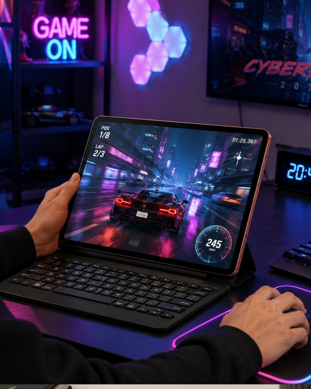 adsiz-tasarim-2026-05-21t181444.537 Klavyeli Tablet Bilgisayar Seti Dokunmatik Kalem ve Kılıf Destekli - Vipsepet - Görsel 1