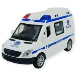 Polis Arabası Işıklı Sesli Sürtmeli Plastik 15cm (Vipsepet)