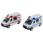 Polis Ambulans Arabası Işıklı Sesli Sürtmeli Plastik 2li Set 15cm (Vipsepet)