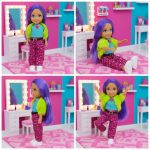 Ankiki Moda İkonu Bebek Figür 13 cm  - Mor Saçlı Hip-Hop Rüzgarı  (Vipsepet)