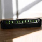 Araç İçi Numaratör Numaralık Torpido Üstü Açılır Kapanır Telefon Numarası Bırakma - Vipsepet