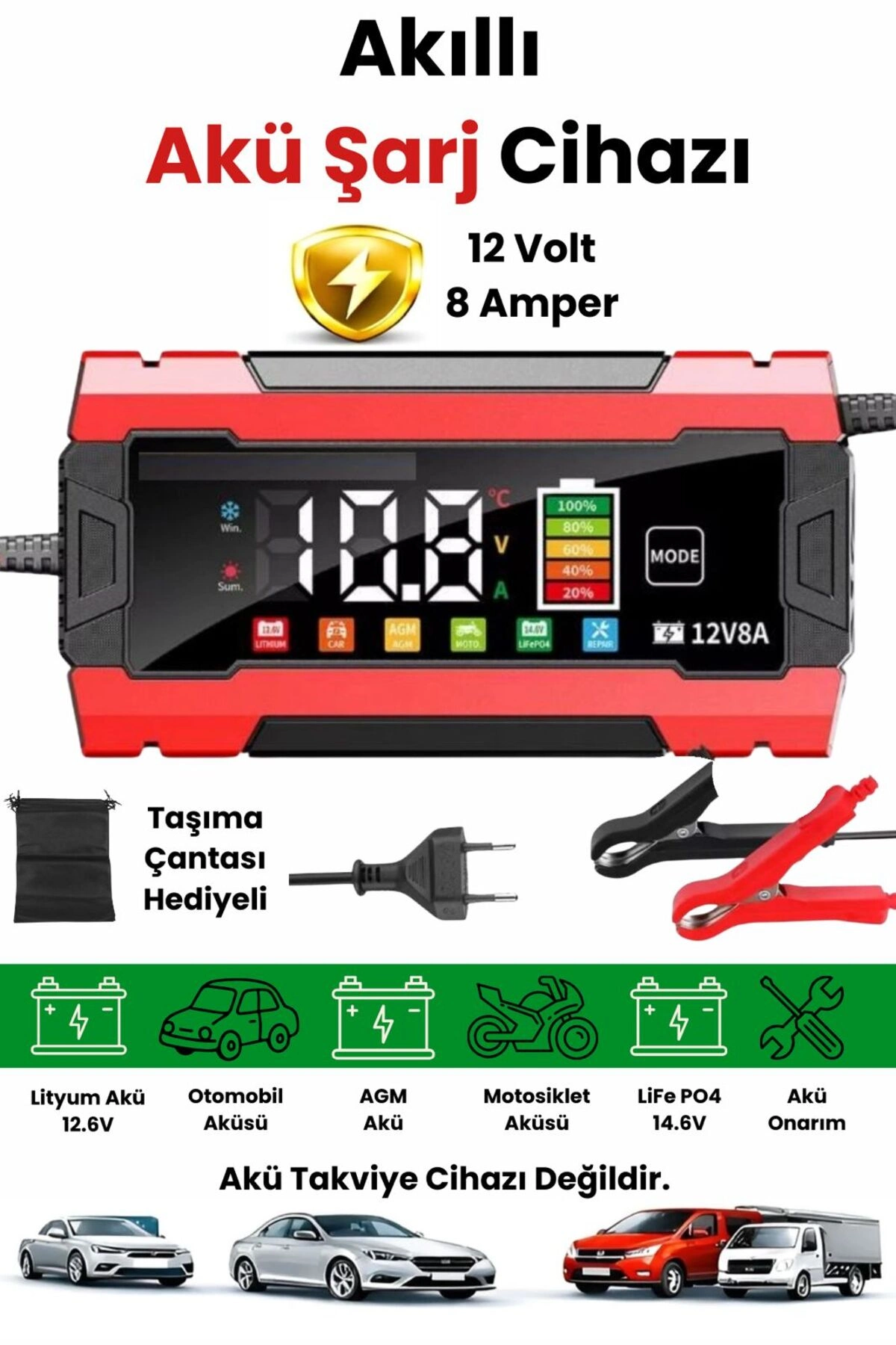 auhma12v 8a akilli aku sarj cihazi 12v 8a lcd ekranli pulse repair otomatik aku sarj desulfator 0 12173145 sw1200sh1800 12V 8A Akıllı Akü Şarj Cihazı 12V 8A LCD Ekranlı Pulse Repair Otomatik Akü Şarj Ve Desülfatör ( Vipsepet ) Sağlık Ürünleri