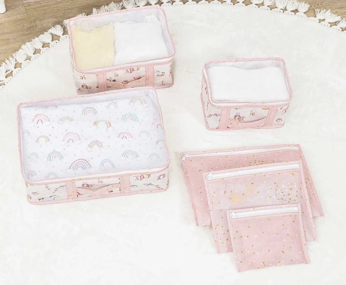 baby-6-li-desenli-fileli-bavul-valiz-ici-duzenleyici-cok-amacli-organizer-pembe-175172550-sw1200sh988 Baby 6'lı Desenli Fileli Bavul Valiz İçi Düzenleyici Çok Amaçlı Organizer (pembe) ( Lisinya ) - Görsel 1
