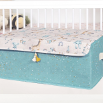 Baby Püsküllü Kapaklı Kutu Düzenleyici Çok Amaçlı Organizer Kutu Baza Boy (yeşil) -04249 ( Lisinya )
