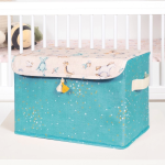 Baby Püsküllü Kapaklı Kutu Düzenleyici Çok Amaçlı Organizer Kutu Maxi Boy (yeşil) 04232 ( Lisinya )