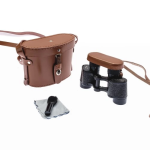 Baigish 6x24 Orjinal Deri çantalı Subay Dürbünü – Su Geçirmez – Artıkıl özellikli- Rus Malı – 1000m/86m ( Vipsepet )