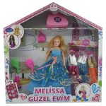 Bebek Yedek Elbiseli Ve Aksesuarlı - 1115-21 - Mavi (Vipsepet)