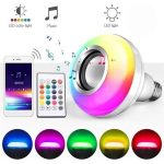 Bluetooth Hoparlör Akıllı Rgb Led Işık Renk Değiştirme Ses Bombası Ampül Görünümlü - Vipsepet