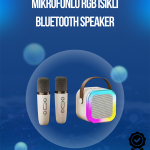 Bluetooth, USB ve AUX Girişli Çok Fonksiyonlu Karaoke Hoparlör - Vipsepet
