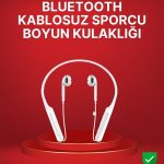 Boyun Askılı Kablosuz Kulaklık – Uzun Süreli Batarya Performansı - Vipsepet