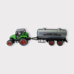 Çek Bırak Römorklu Traktör 25Cm - Yeşil Su Tankı (Vipsepet)
