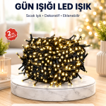 Uzun Ömürlü LED Teknolojili 10 Metre Şık Işıklı Süsleme Seti - Vipsepet