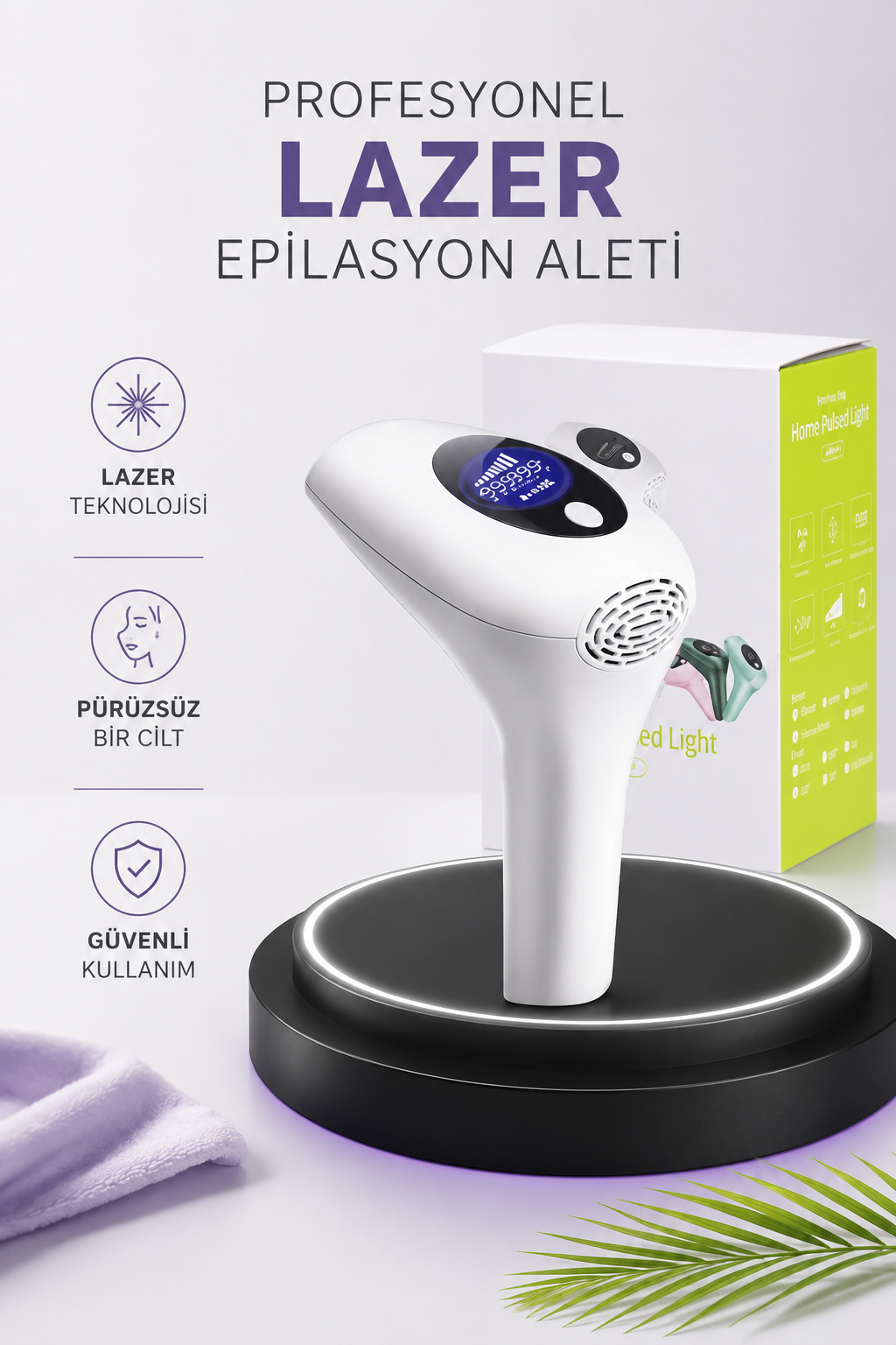 chatgpt-image-22-haz-2026-18-48-56 IPL Lazer Teknolojili Dijital Ekranlı Epilasyon Cihazı - Vipsepet - Görsel 1