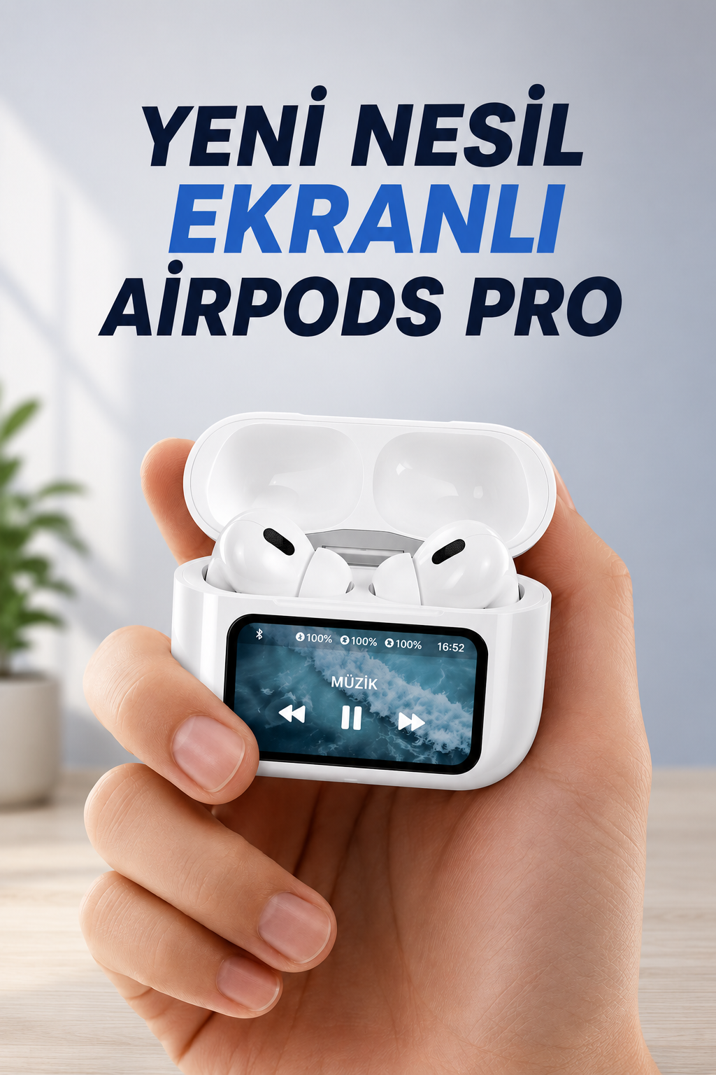 d23317e9-0bc1-4017-b806-63b5b10b3b2a Bluetooth Kulaklık Kulakiçi Güçlü Ses Kaliteli Sesli Asistan - vipsepet - Görsel 1