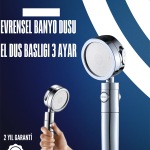 Dayanıklı ve Ergonomik Tasarımlı Ayarlanabilir El Duş Başlığı - Vipsepet