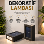 Bahçe Aydınlatması Solar Güneş Enerjili Dekoratik Led Işıklı Lamba - Vipsepet