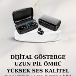 Dijital Göstergeli Bluetooth Kulaklık Kablosuz TWS Stereo Bluetooth 5.0 - vipsepet